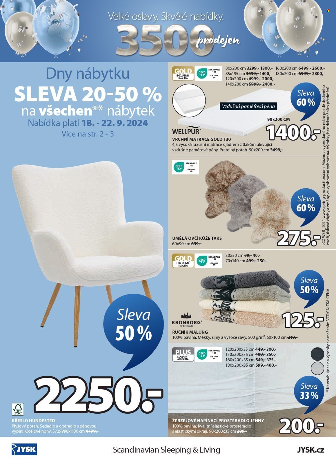 Leták JYSK - 18.9.2024 - 20.10.2024. Strana 25