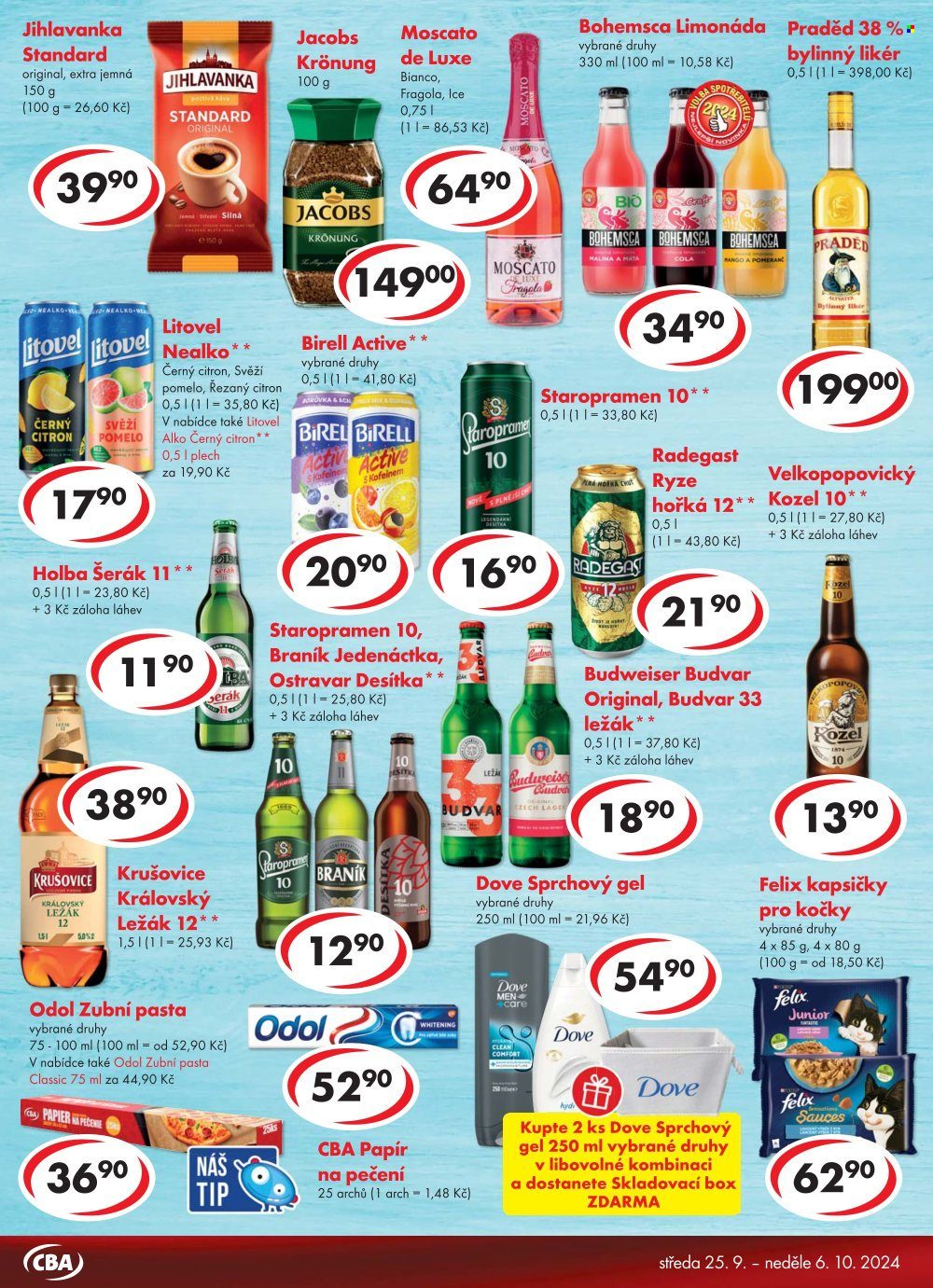 Leták CBA potraviny - 25.9.2024 - 6.10.2024. Strana 6