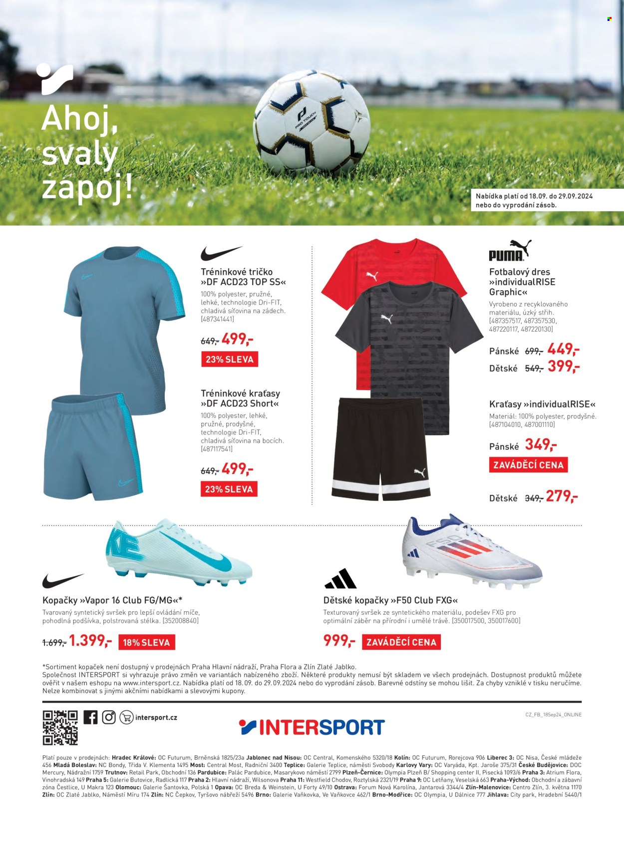 Leták INTERSPORT - 18.9.2024 - 29.9.2024. Strana 8