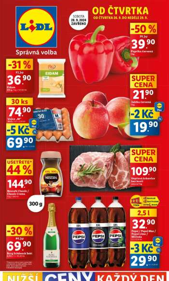 Leták Lidl - 26.9.2024 - 29.9.2024.