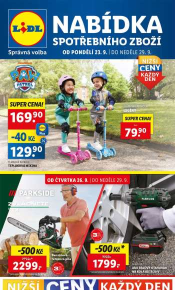 Leták Lidl - 23.9.2024 - 29.9.2024.
