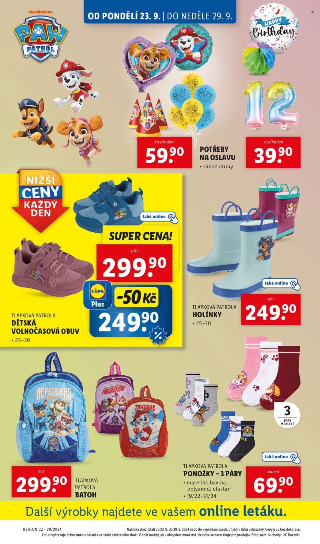 Leták Lidl - 23.9.2024 - 29.9.2024. Strana 4