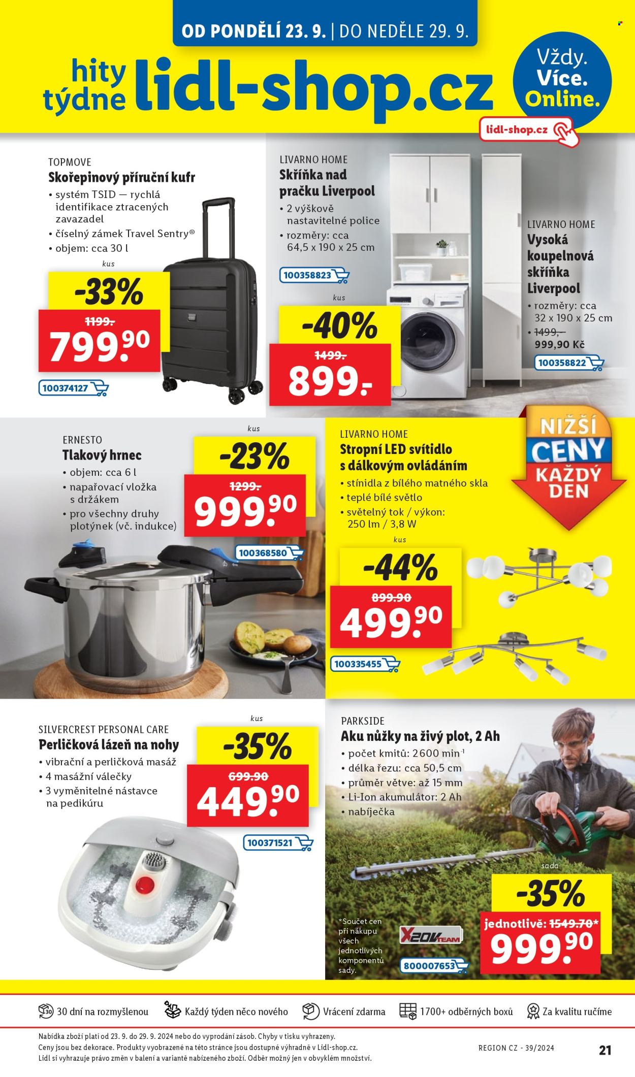 Leták Lidl - 23.9.2024 - 29.9.2024. Strana 1
