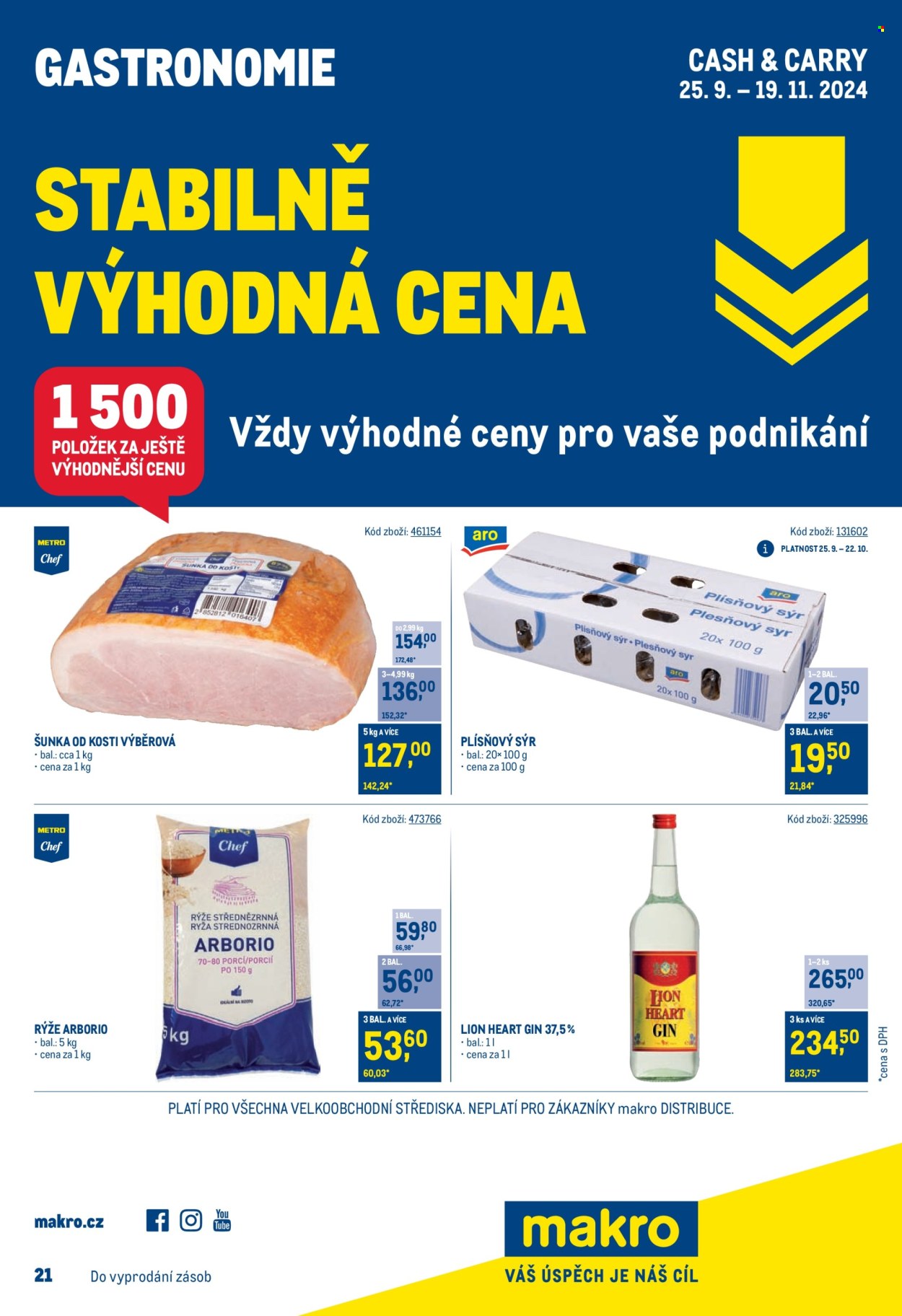 Leták MAKRO - 25.9.2024 - 19.11.2024. Strana 1