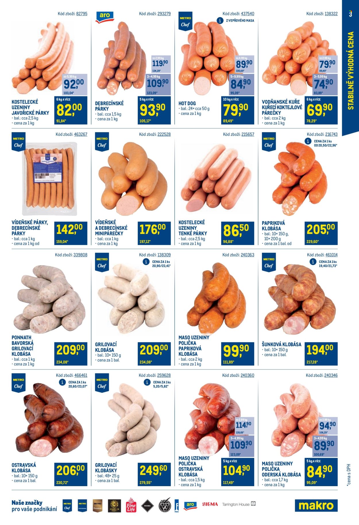 Leták MAKRO - 25.9.2024 - 19.11.2024. Strana 3