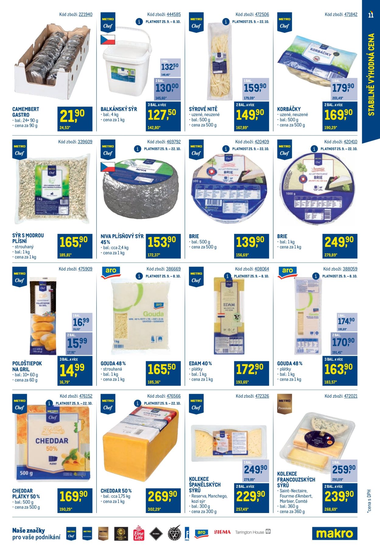 Leták MAKRO - 25.9.2024 - 19.11.2024. Strana 11