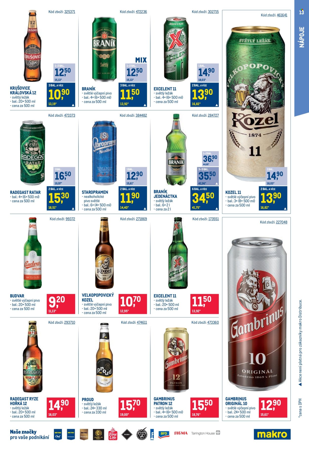 Leták MAKRO - 25.9.2024 - 8.10.2024. Strana 13