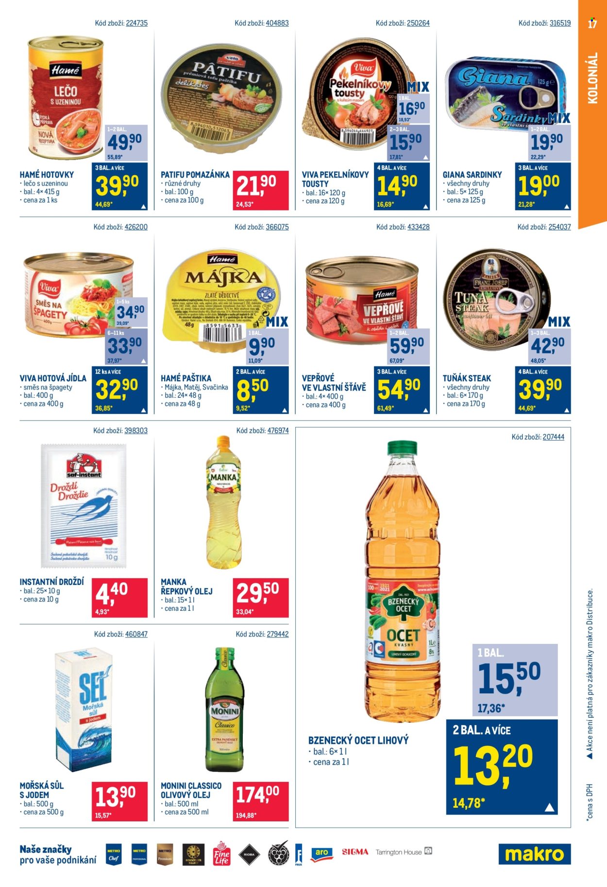 Leták MAKRO - 25.9.2024 - 8.10.2024. Strana 17