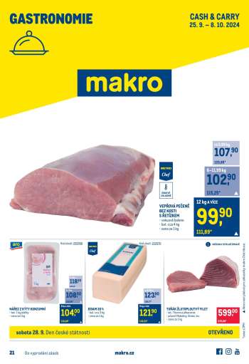 Leták MAKRO - 25.9.2024 - 8.10.2024.