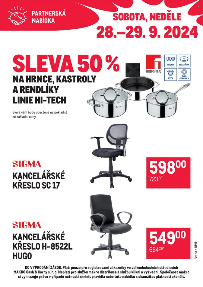 Leták MAKRO - 28.9.2024 - 29.9.2024. Strana 1