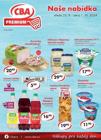 Leták CBA Premium - 25.9.2024 - 1.10.2024.