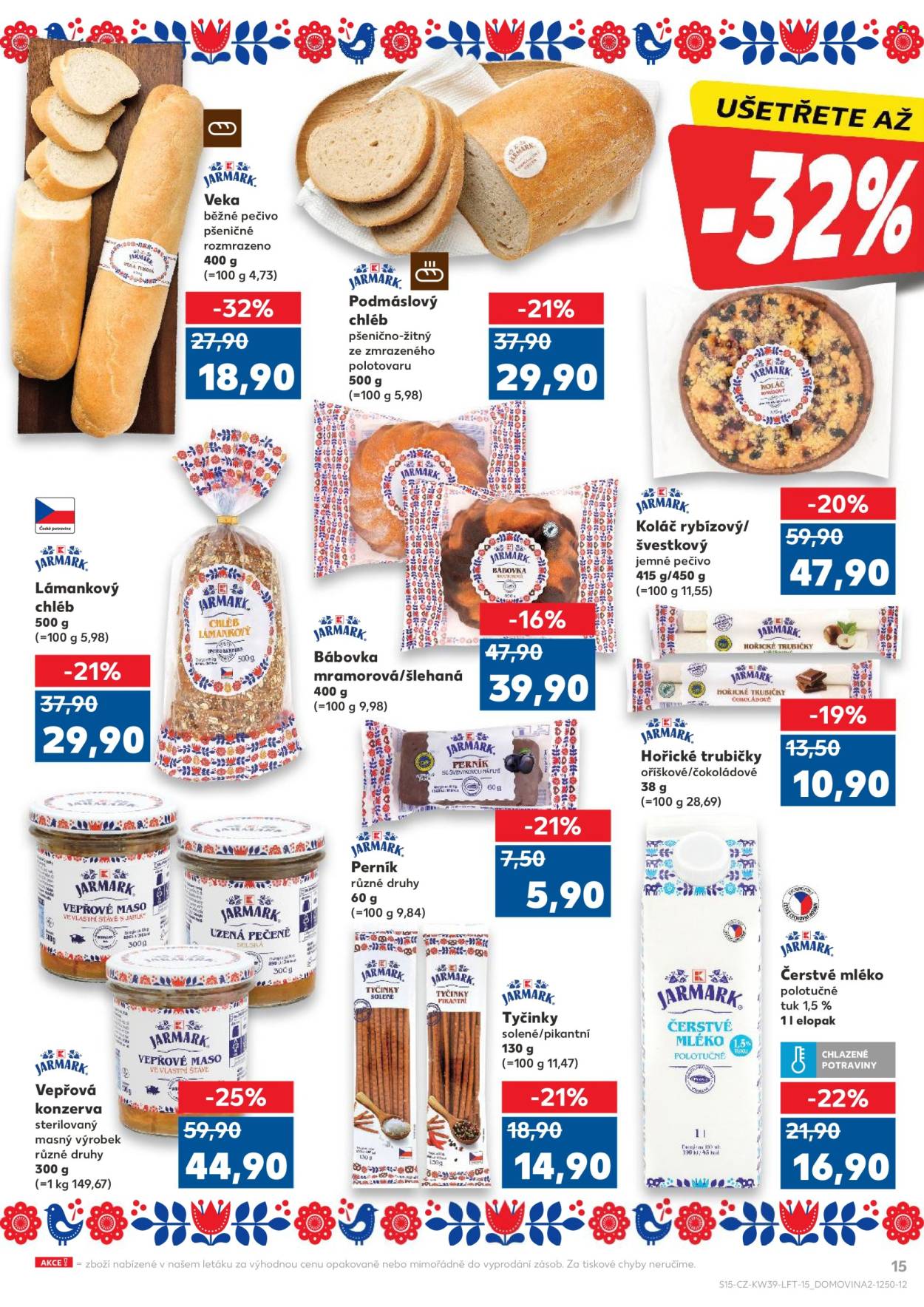 Leták Kaufland - 25.9.2024 - 1.10.2024. Strana 15