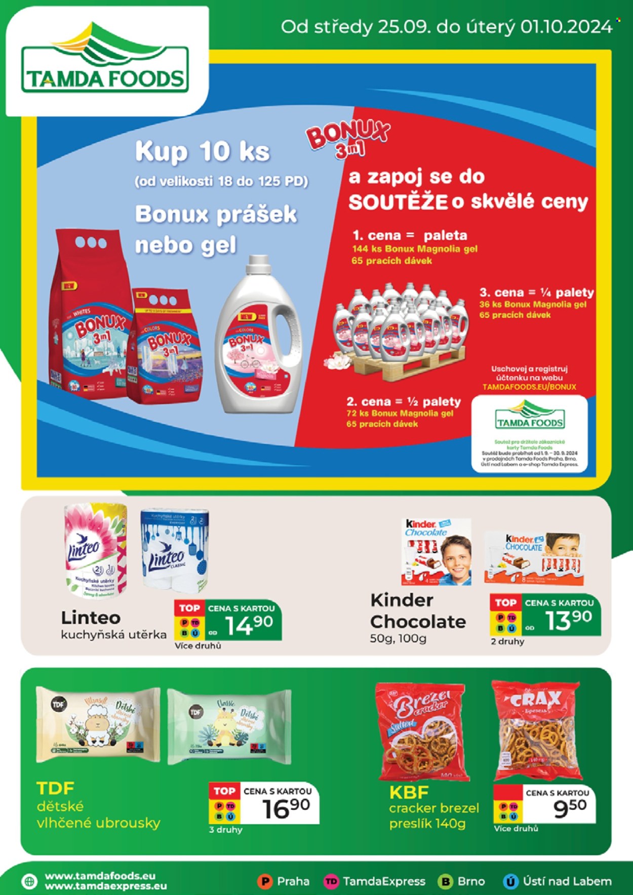 Leták Tamda Foods - 25.9.2024 - 1.10.2024. Strana 1