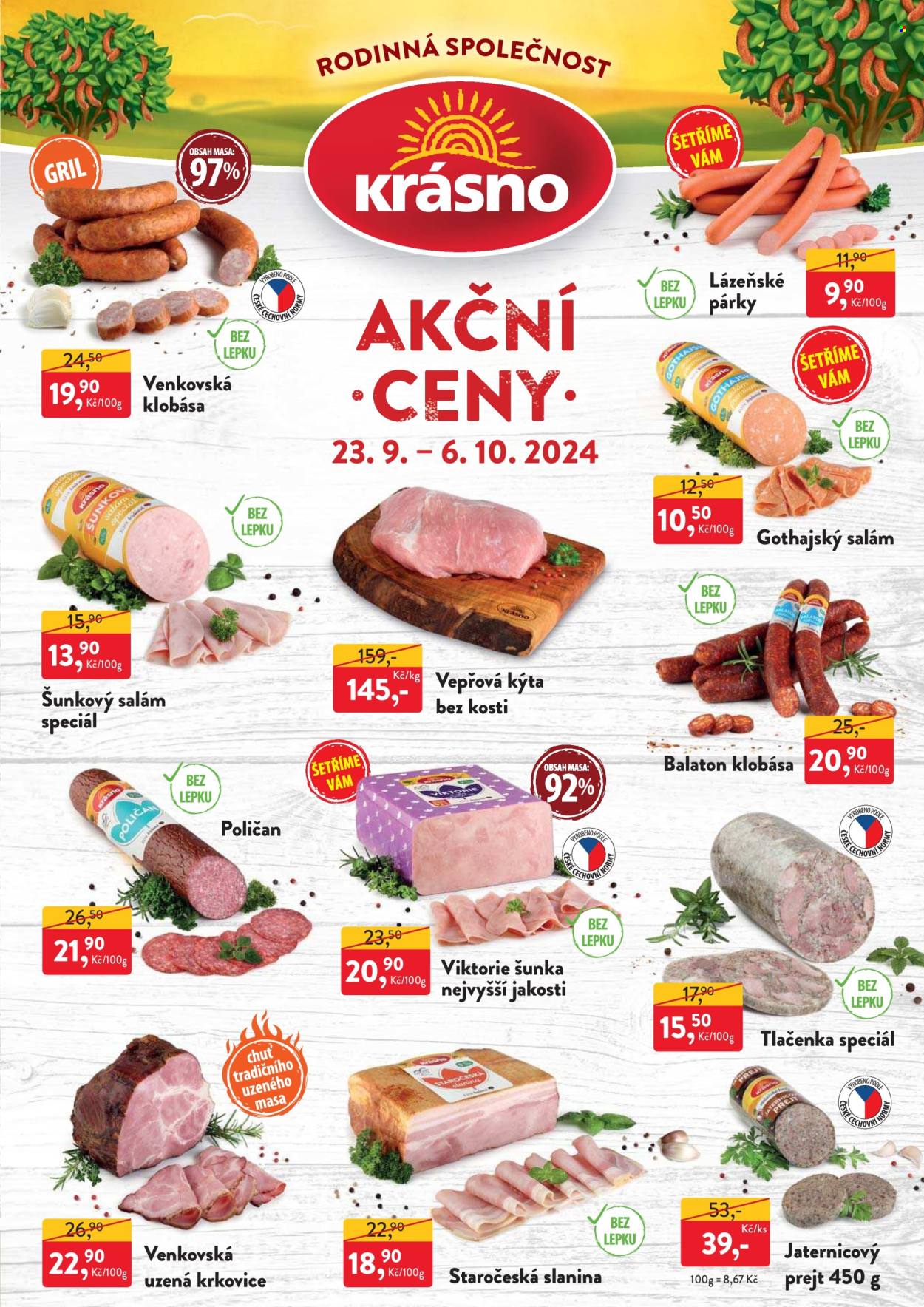 Leták MP Krásno - 23.9.2024 - 6.10.2024. Strana 1