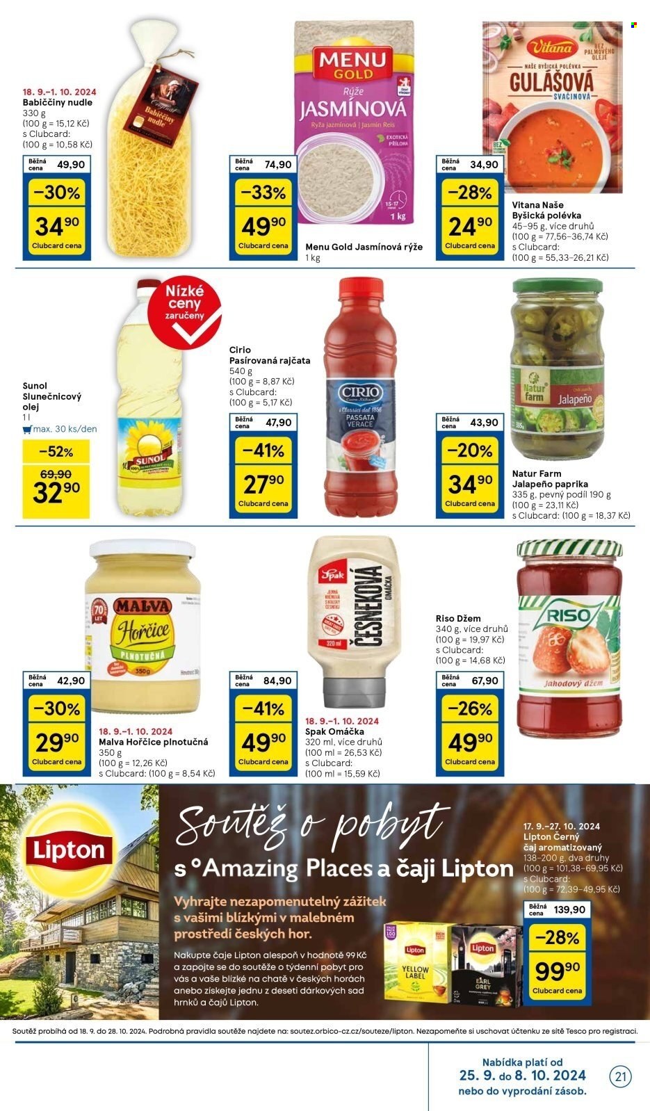 Leták TESCO - 25.9.2024 - 1.10.2024. Strana 21