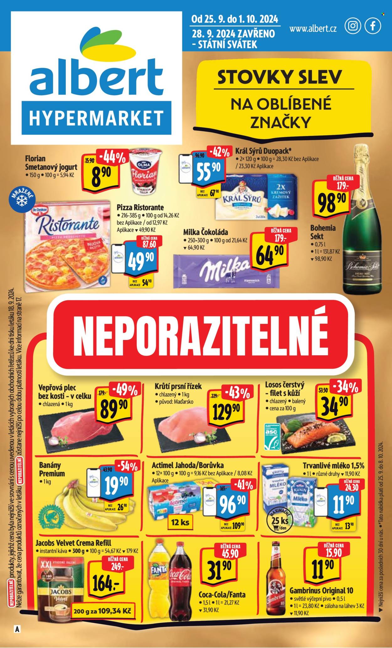 Leták Albert Hypermarket - 25.9.2024 - 1.10.2024. Strana 1