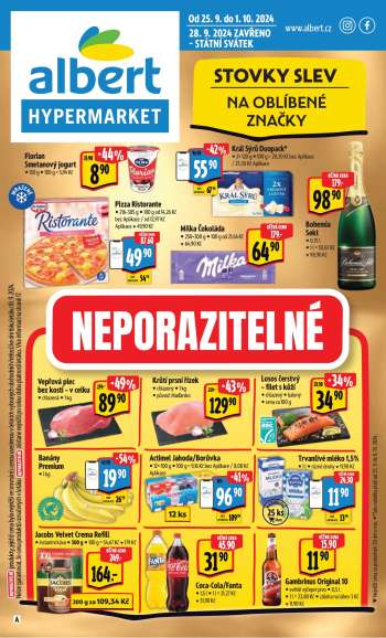 Leták Albert Hypermarket - 25.9.2024 - 1.10.2024.
