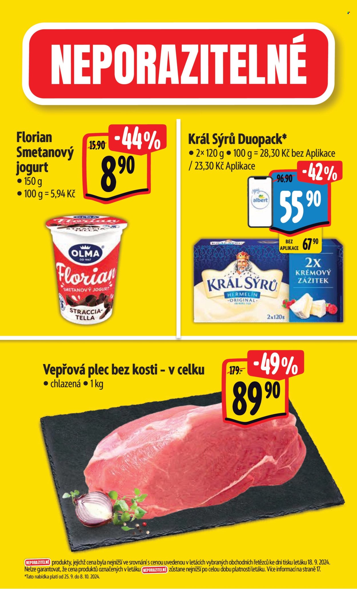 Leták Albert Hypermarket - 25.9.2024 - 1.10.2024. Strana 3