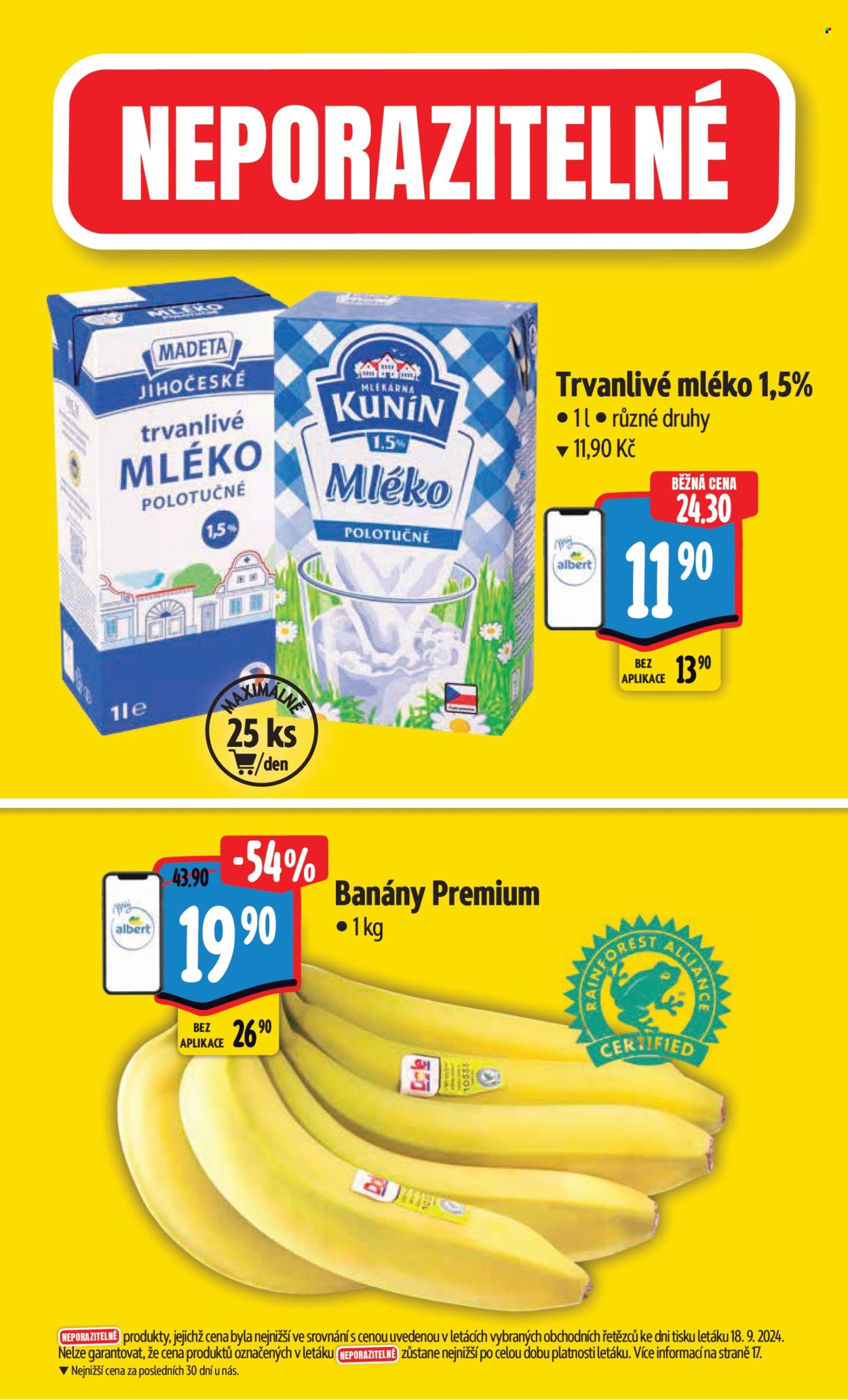 Leták Albert Hypermarket - 25.9.2024 - 1.10.2024. Strana 4