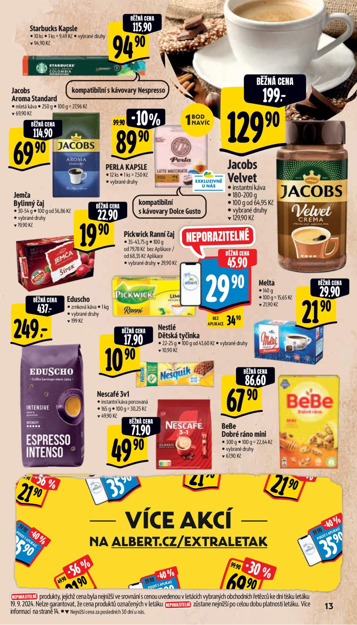 Leták Albert Supermarket - 25.9.2024 - 1.10.2024. Strana 19