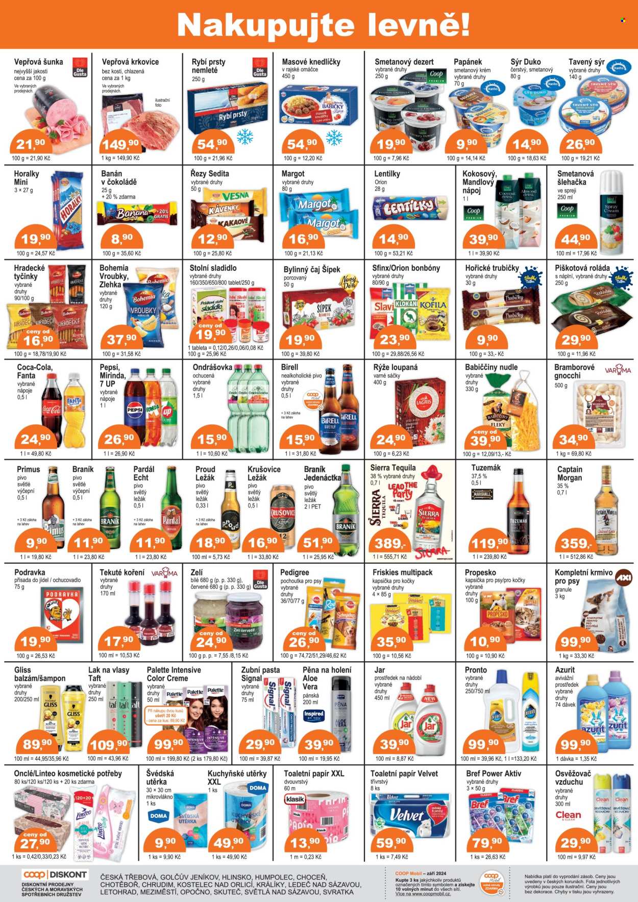 Leták coop DISKONT - 25.9.2024 - 8.10.2024. Strana 2