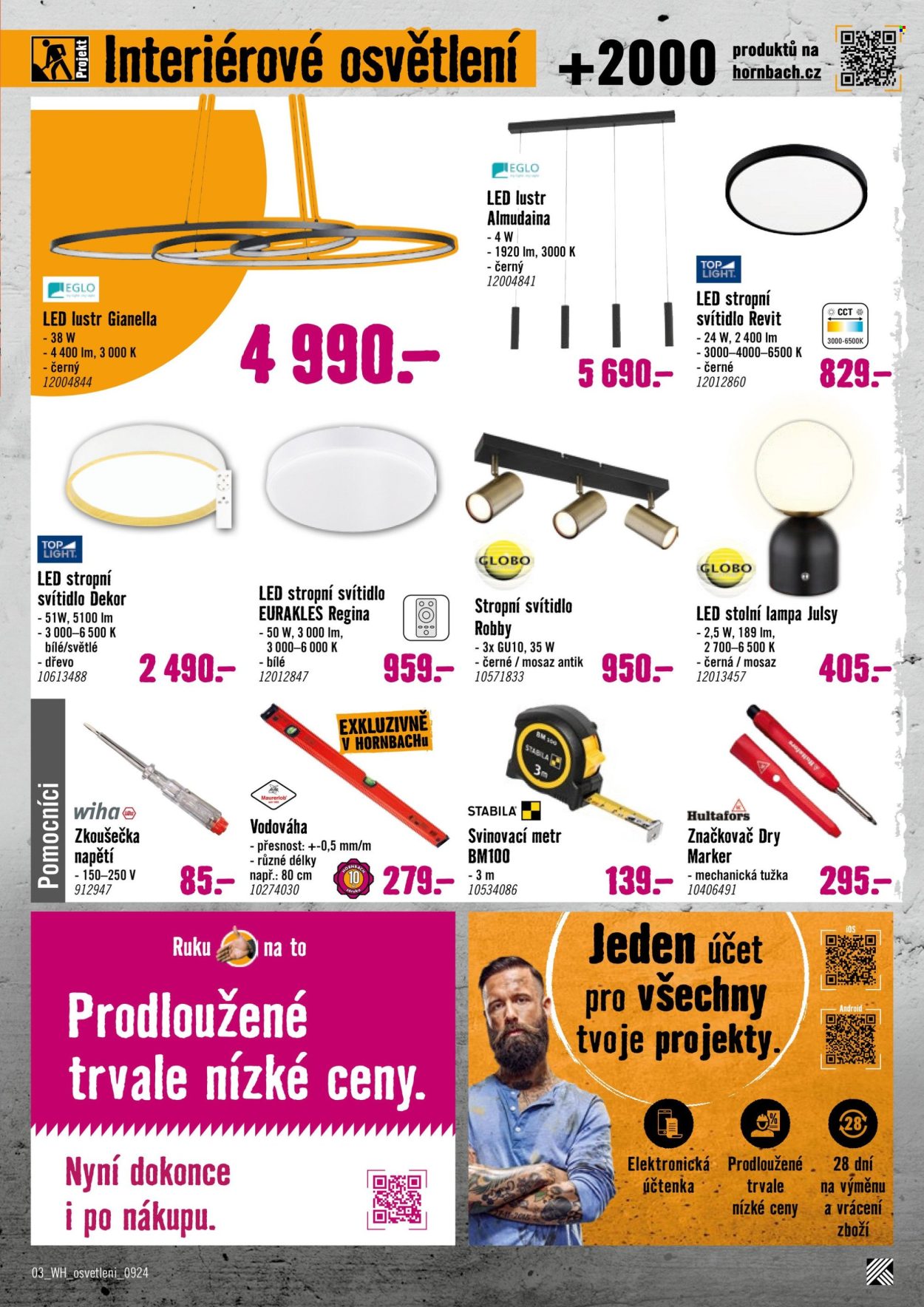 Leták HORNBACH - 25.9.2024 - 9.10.2024. Strana 3
