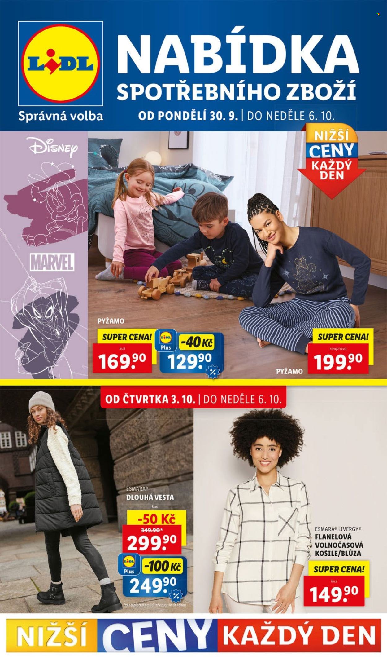 Leták Lidl - 30.9.2024 - 6.10.2024. Strana 1