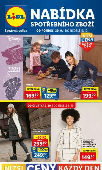 Leták Lidl - 30.9.2024 - 6.10.2024.
