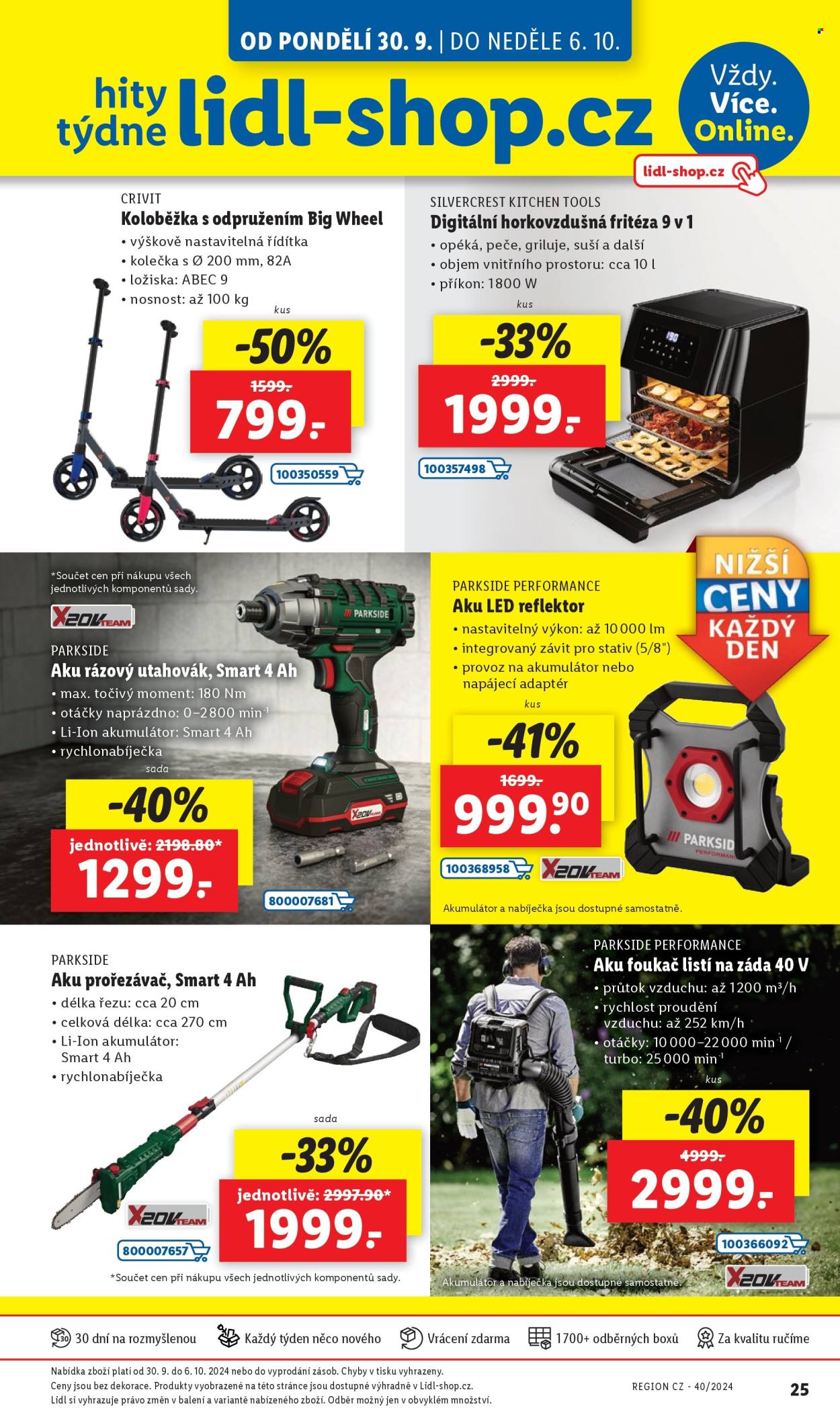 Leták Lidl - 30.9.2024 - 6.10.2024. Strana 1