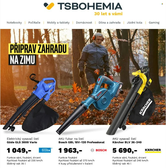 Leták T.S. BOHEMIA - 27.9.2024 - 29.9.2024. Strana 1