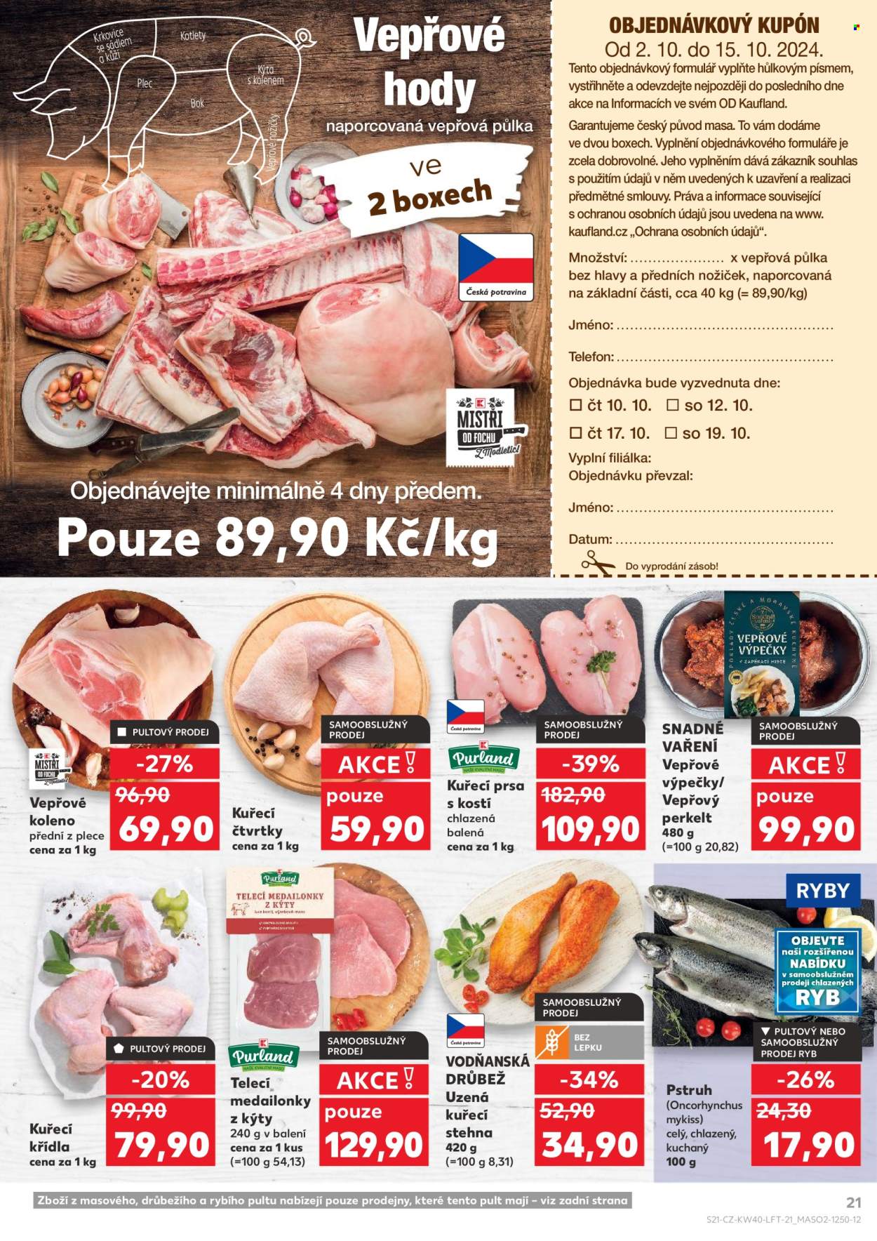 Leták Kaufland - 2.10.2024 - 8.10.2024. Strana 21
