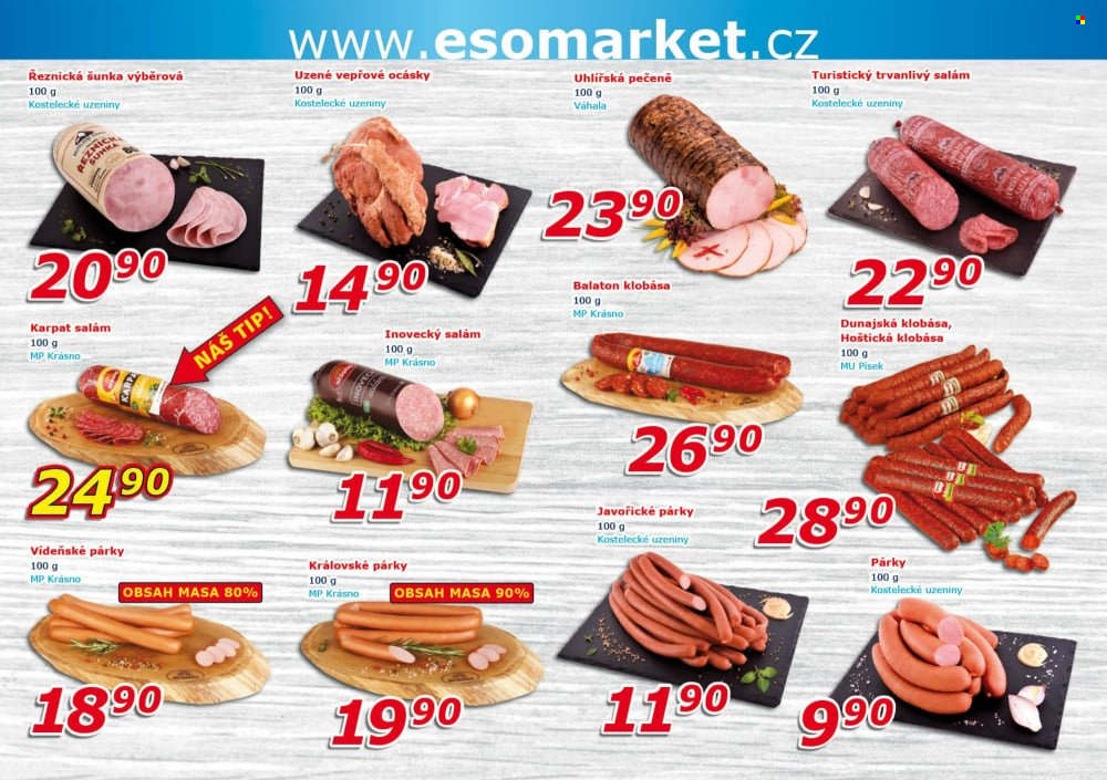 Leták ESO MARKET - 2.10.2024 - 13.10.2024. Strana 2