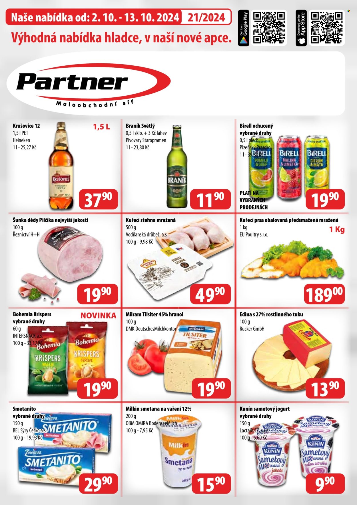 Leták Partner - 2.10.2024 - 13.10.2024. Strana 1