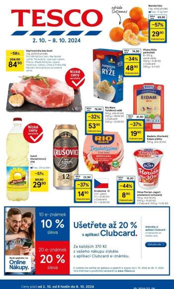 Leták TESCO - 2.10.2024 - 8.10.2024.