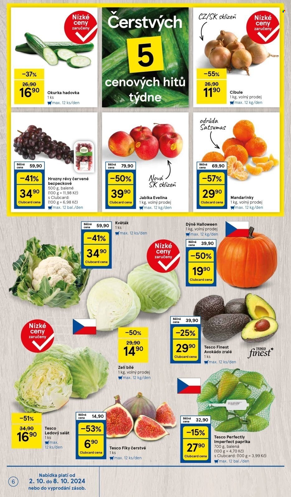 Leták TESCO - 2.10.2024 - 8.10.2024. Strana 6