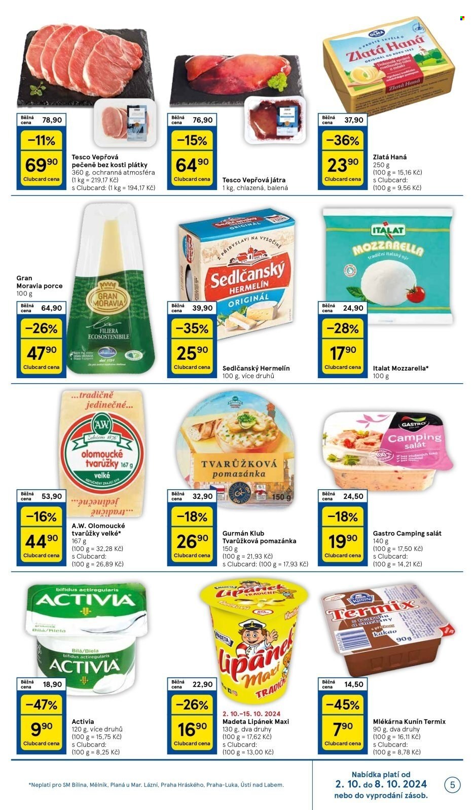 Leták TESCO supermarket - 2.10.2024 - 8.10.2024. Strana 5