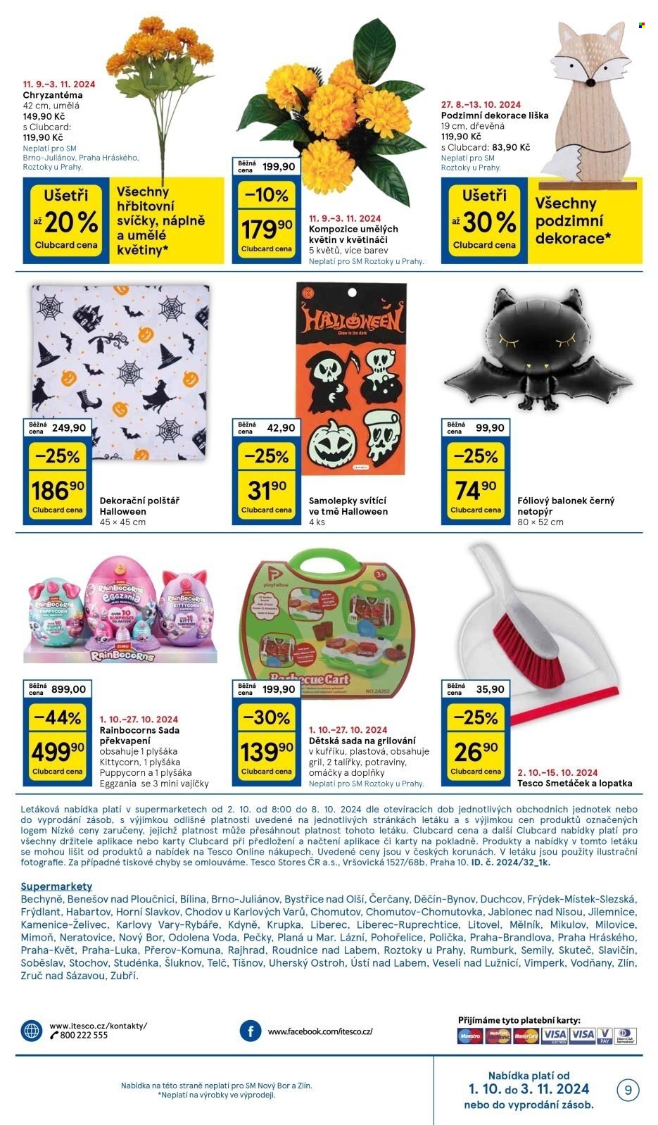 Leták TESCO supermarket - 2.10.2024 - 8.10.2024. Strana 9