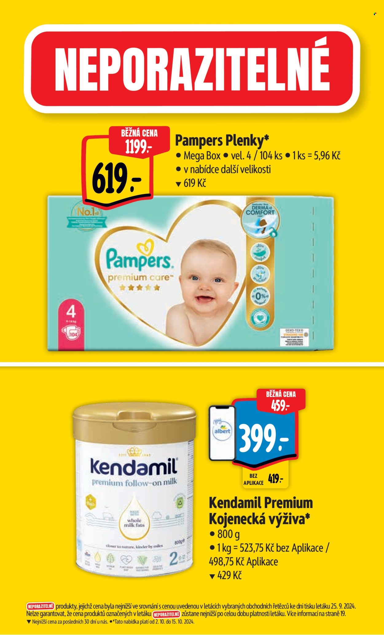 Leták Albert Hypermarket - 2.10.2024 - 8.10.2024. Strana 4