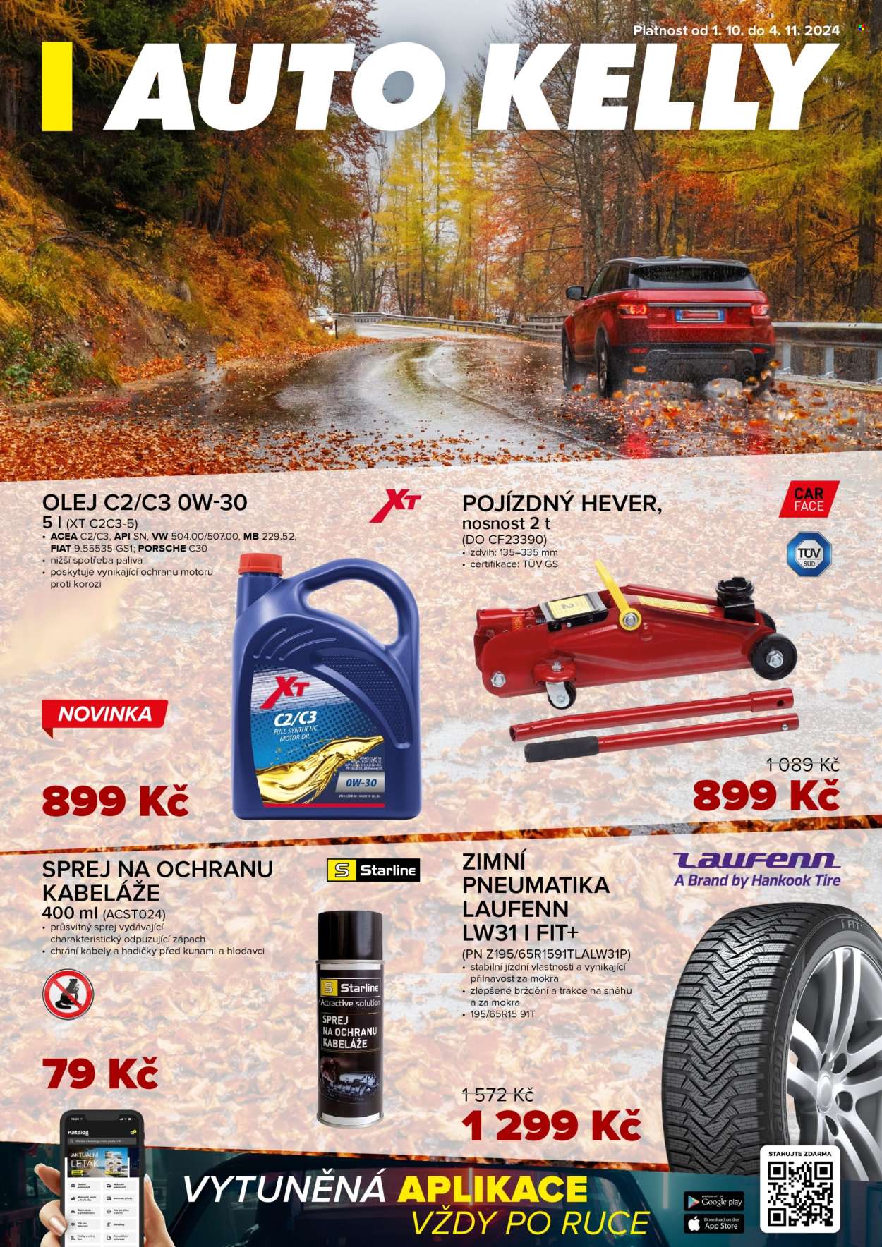 Leták AUTO KELLY - 1.10.2024 - 4.11.2024. Strana 1