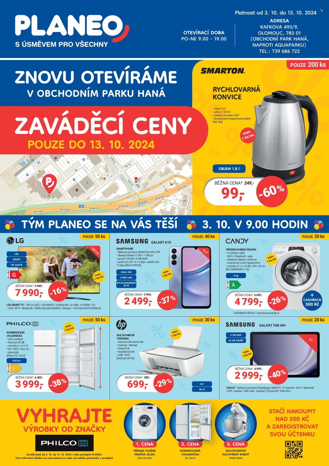Leták PLANEO Elektro - 3.10.2024 - 13.10.2024. Strana 1