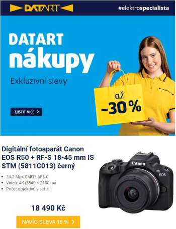 Leták DATART - 5.10.2024 - 8.10.2024.