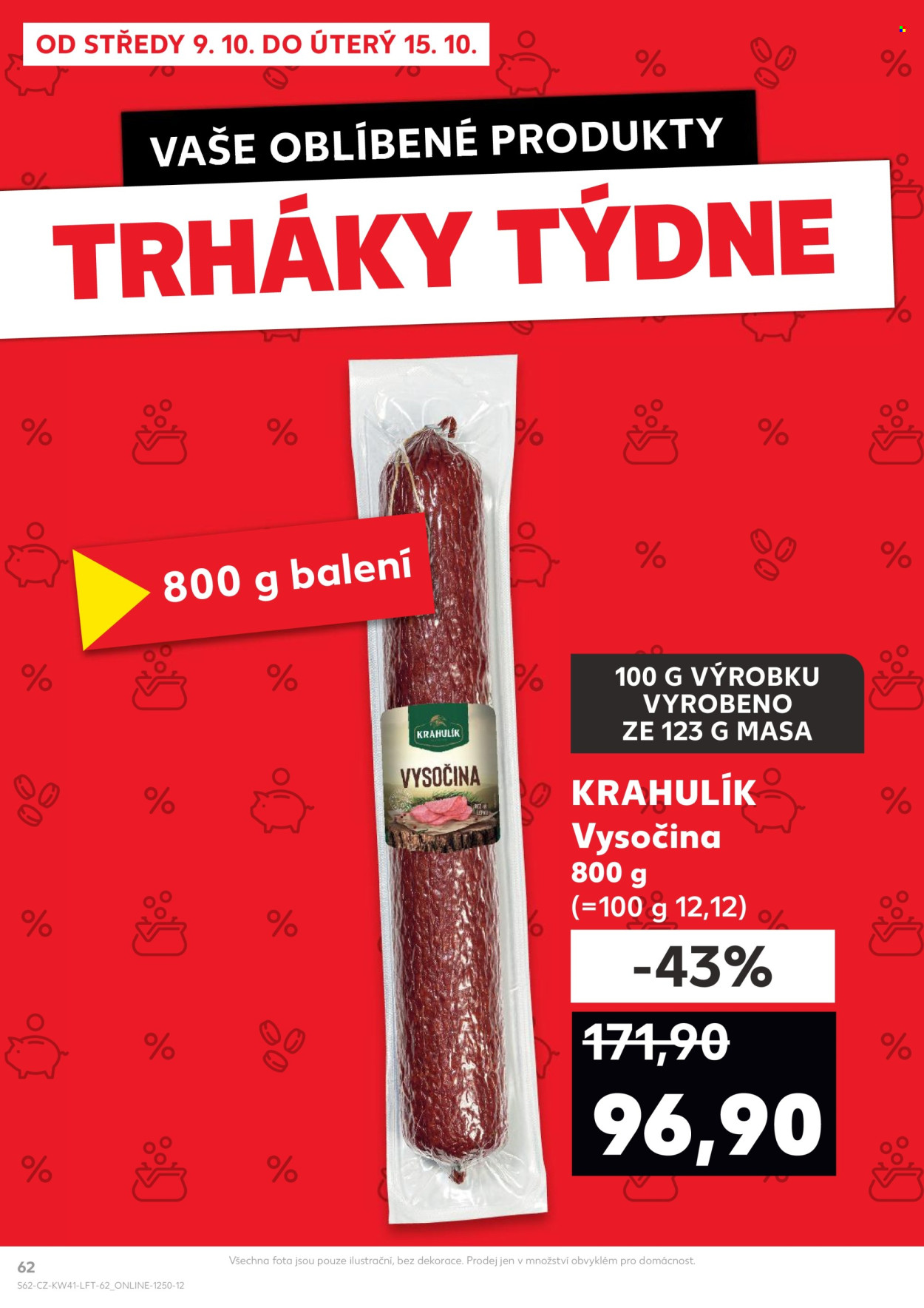 Leták Kaufland - 9.10.2024 - 15.10.2024. Strana 62