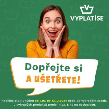 Leták Vyplatíse - 7.10.2024 - 13.10.2024.
