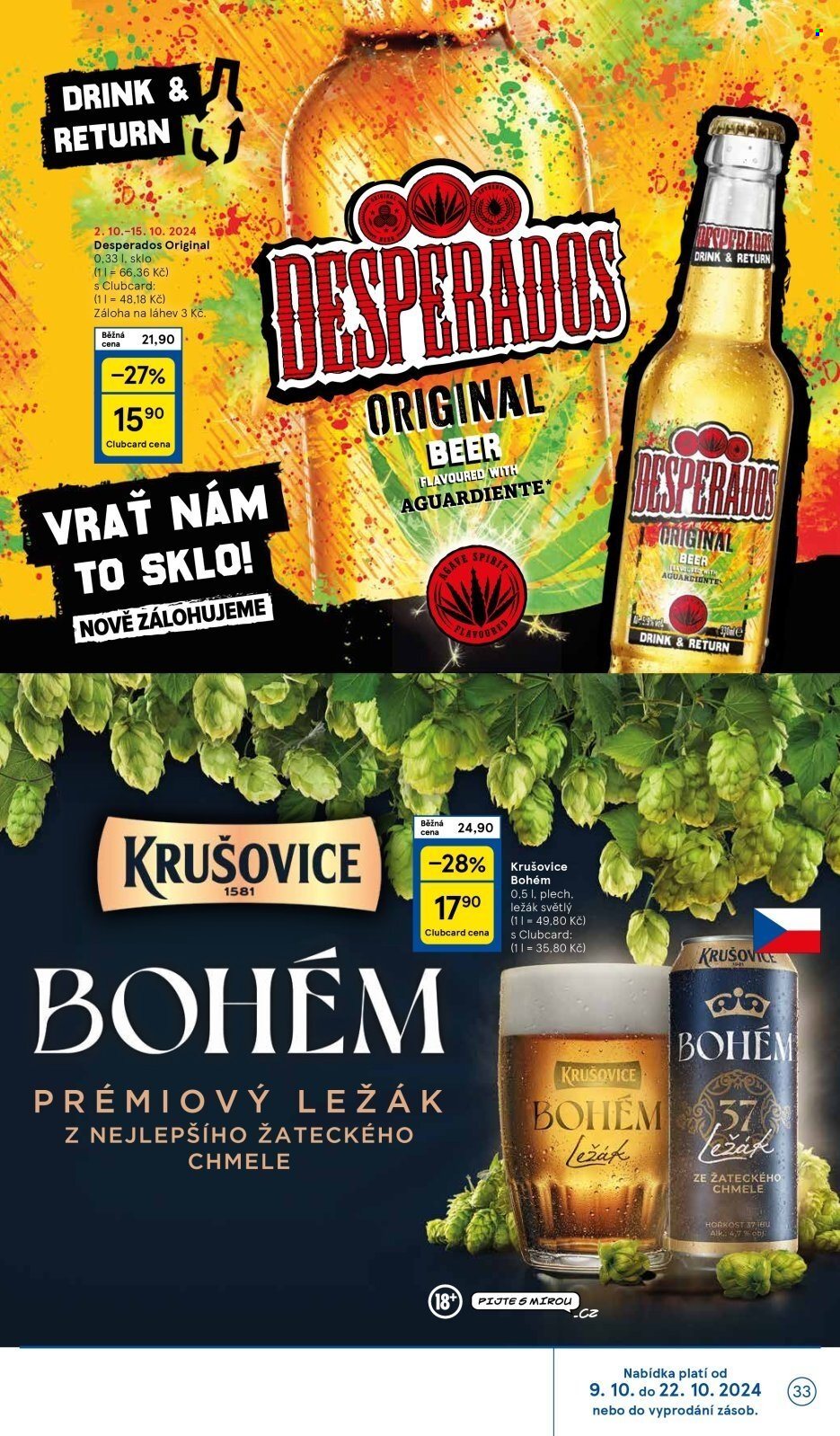 Leták TESCO - 9.10.2024 - 15.10.2024. Strana 33