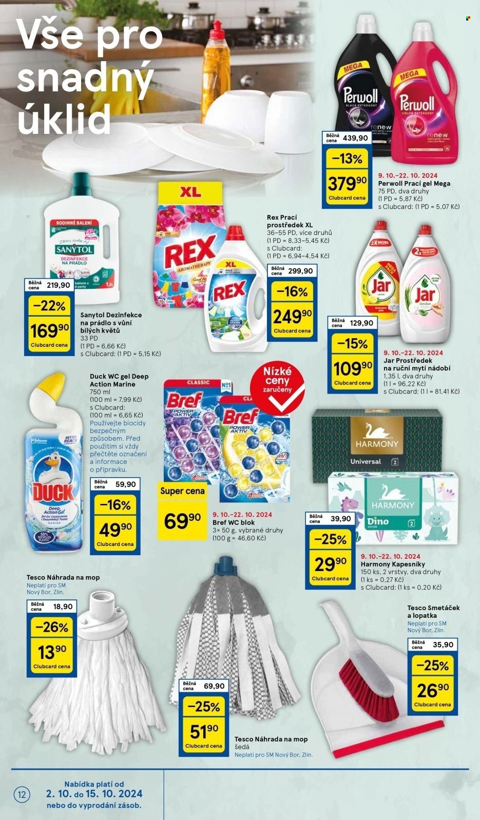 Leták TESCO supermarket - 9.10.2024 - 15.10.2024. Strana 12
