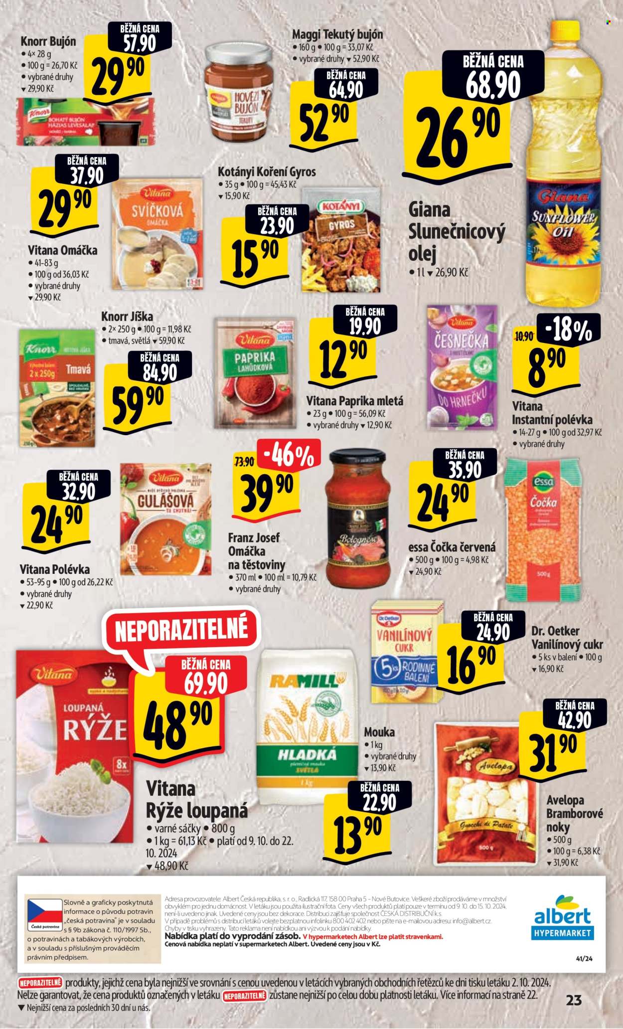 Leták Albert Hypermarket - 9.10.2024 - 15.10.2024. Strana 32