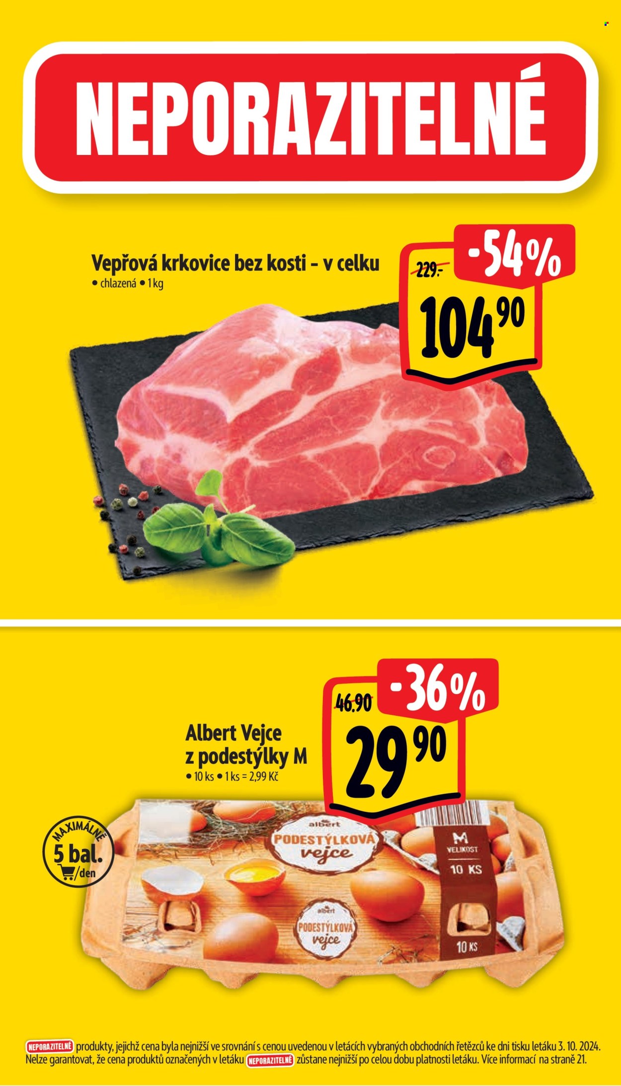 Leták Albert Supermarket - 9.10.2024 - 15.10.2024. Strana 2