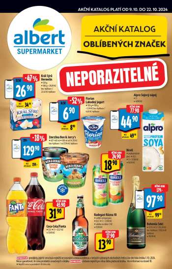 Leták Albert Supermarket - 9.10.2024 - 22.10.2024.