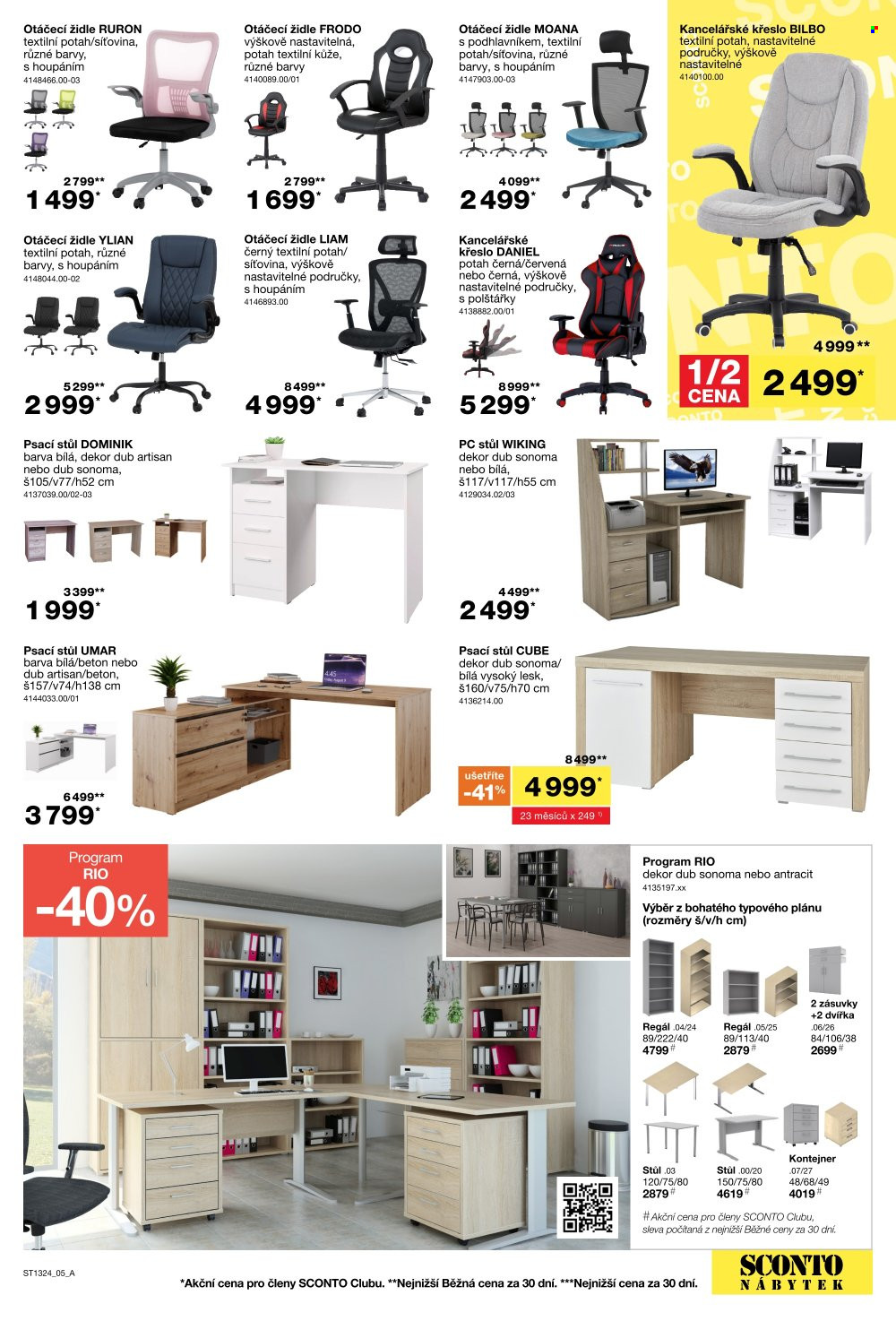 Leták SCONTO NÁBYTEK - 9.10.2024 - 29.10.2024. Strana 5