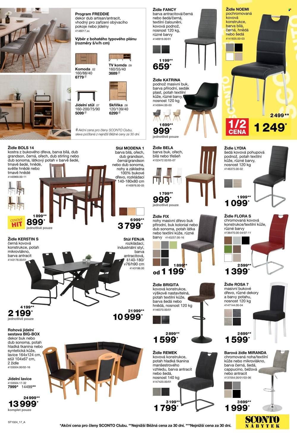 Leták SCONTO NÁBYTEK - 9.10.2024 - 29.10.2024. Strana 17